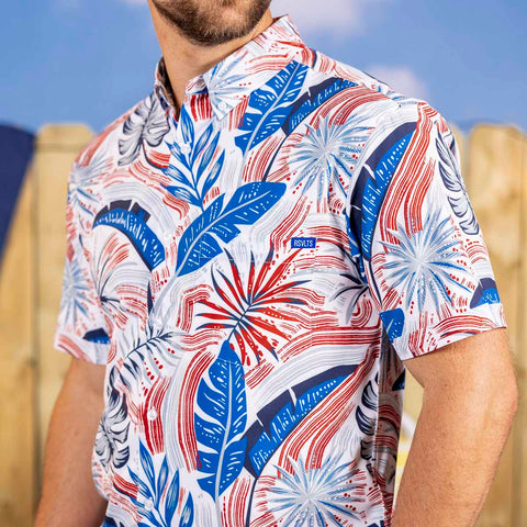 RSVLTS RSVLTS Short Sleeve Shirt Palms Bursting in Air – KUNUFLEX Short Sleeve Shirt Palms Bursting in Air – KUNUFLEX Short Sleeve Shirt