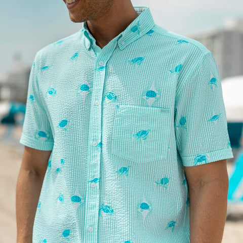 rsvlts-rsvlts-short-sleeve-shirt-sea-turtles-stretch-seersucker-short-sleeve-shirt